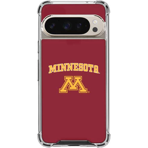 University of Minnesota Collegiate Text Pixel 9/9 Pro Clear Case